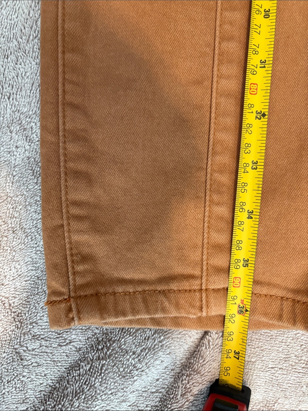 NWOT Blue Caroline Women's High-Rise Straight Leg Jeans in Rust Brown - 10/30 - Picture 8 of 10